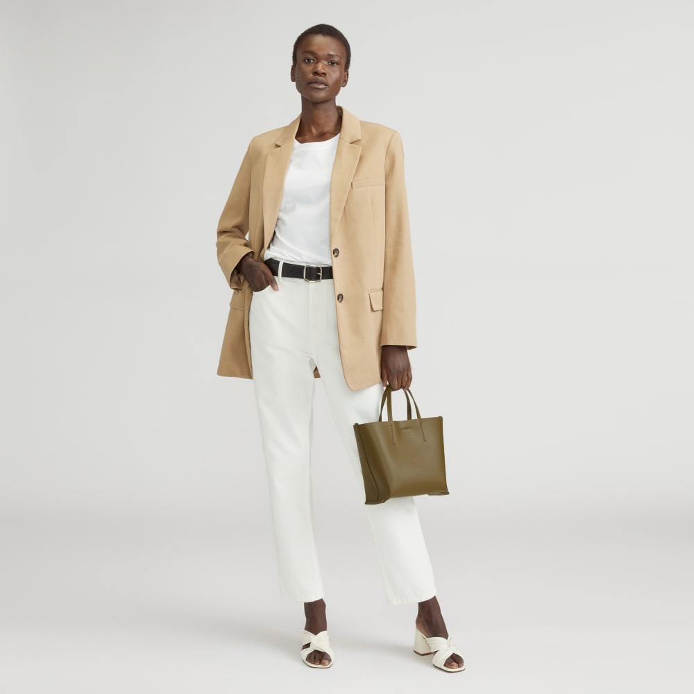 The Luxe Italian Leather Crossbody | Beech - Image 3