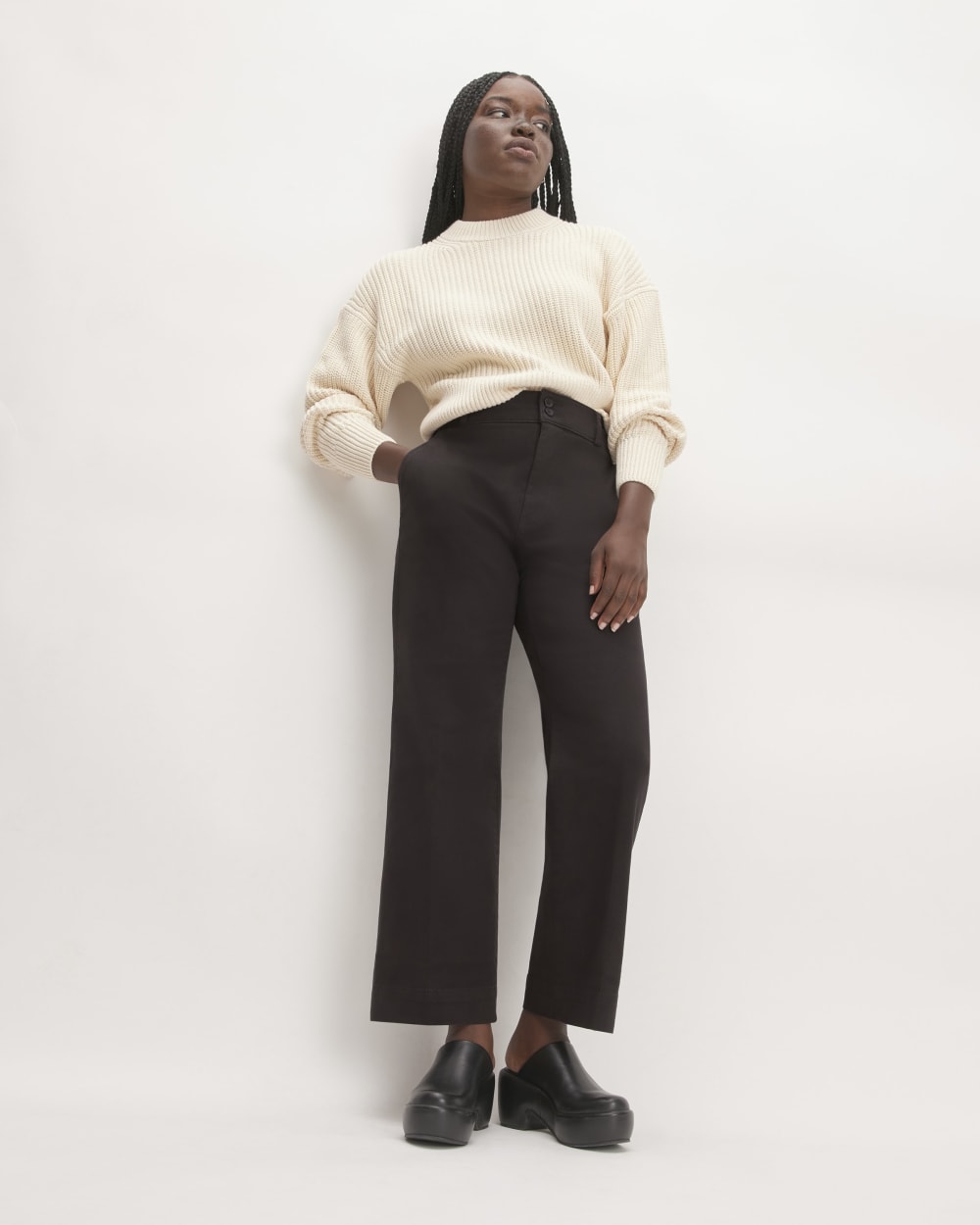 The Organic Kick Flare Pant | Black