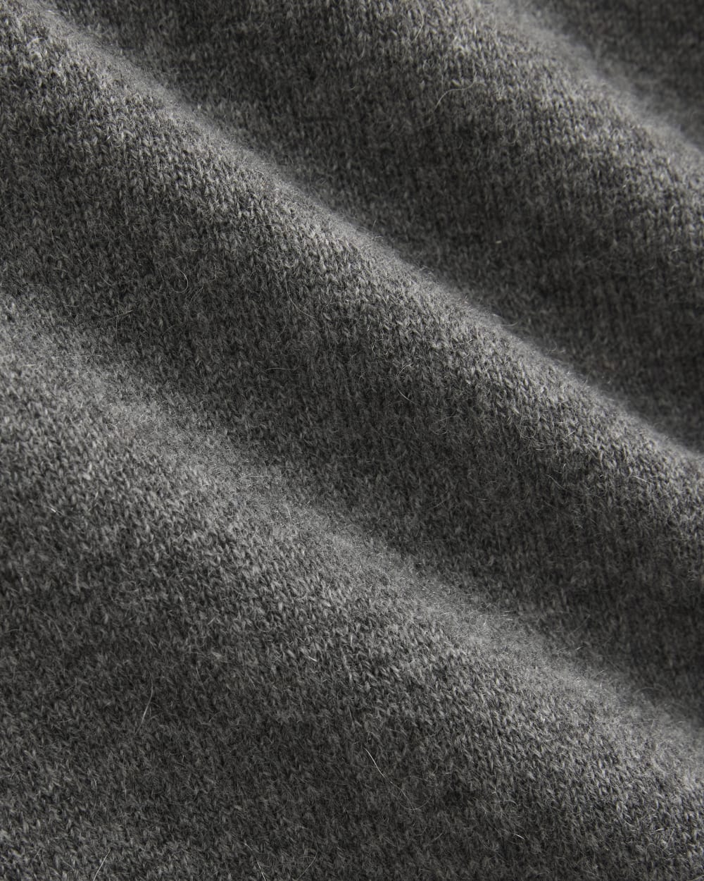 Cashmere Slim Crew Sweater | Heather Charcoal - Image 6