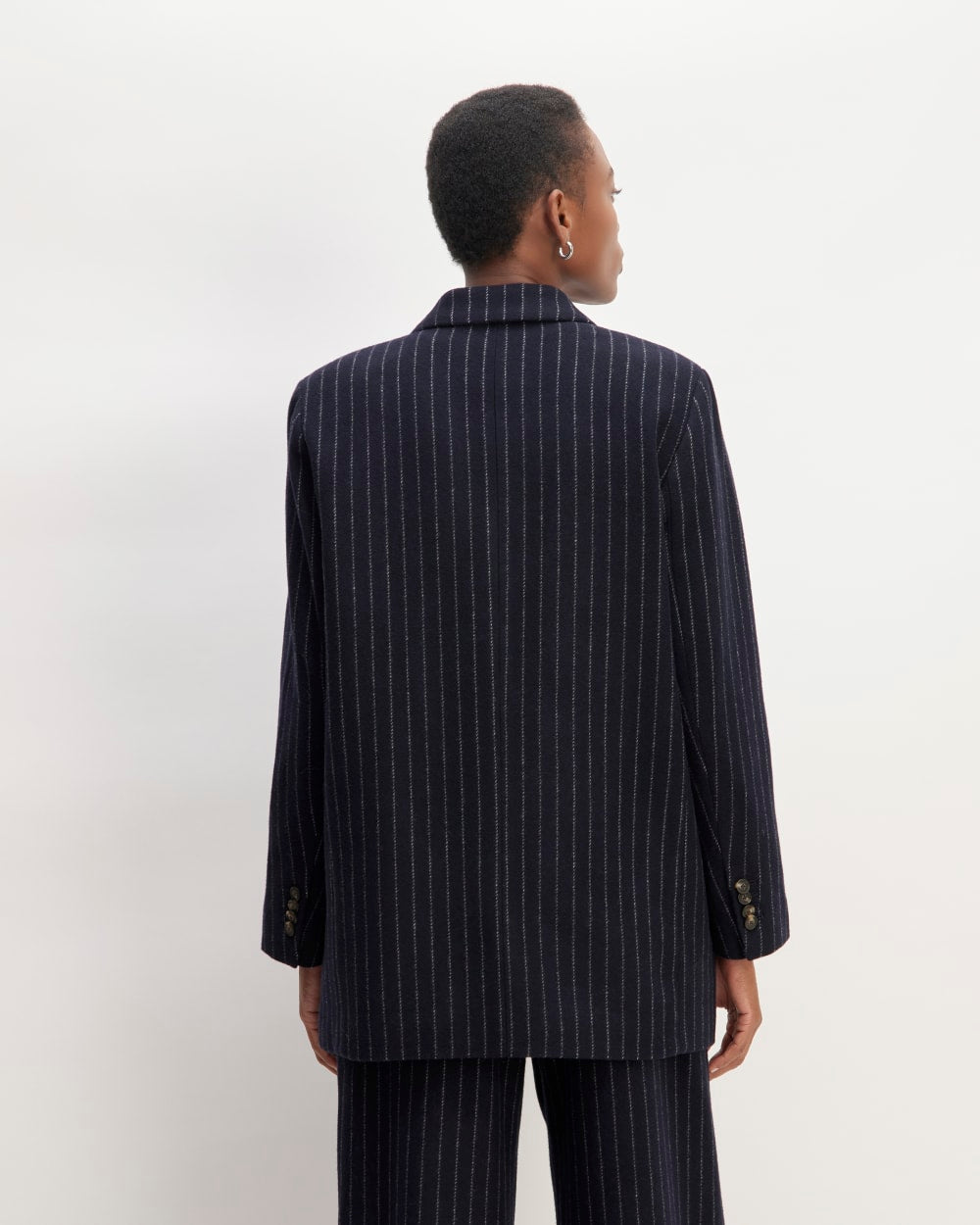 The ReWool? Double-Breasted Blazer | Navy / Bone - Image 6