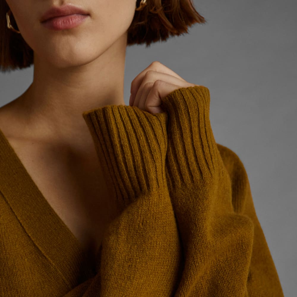 The Cashmere Cardigan | Tapenade - Image 8
