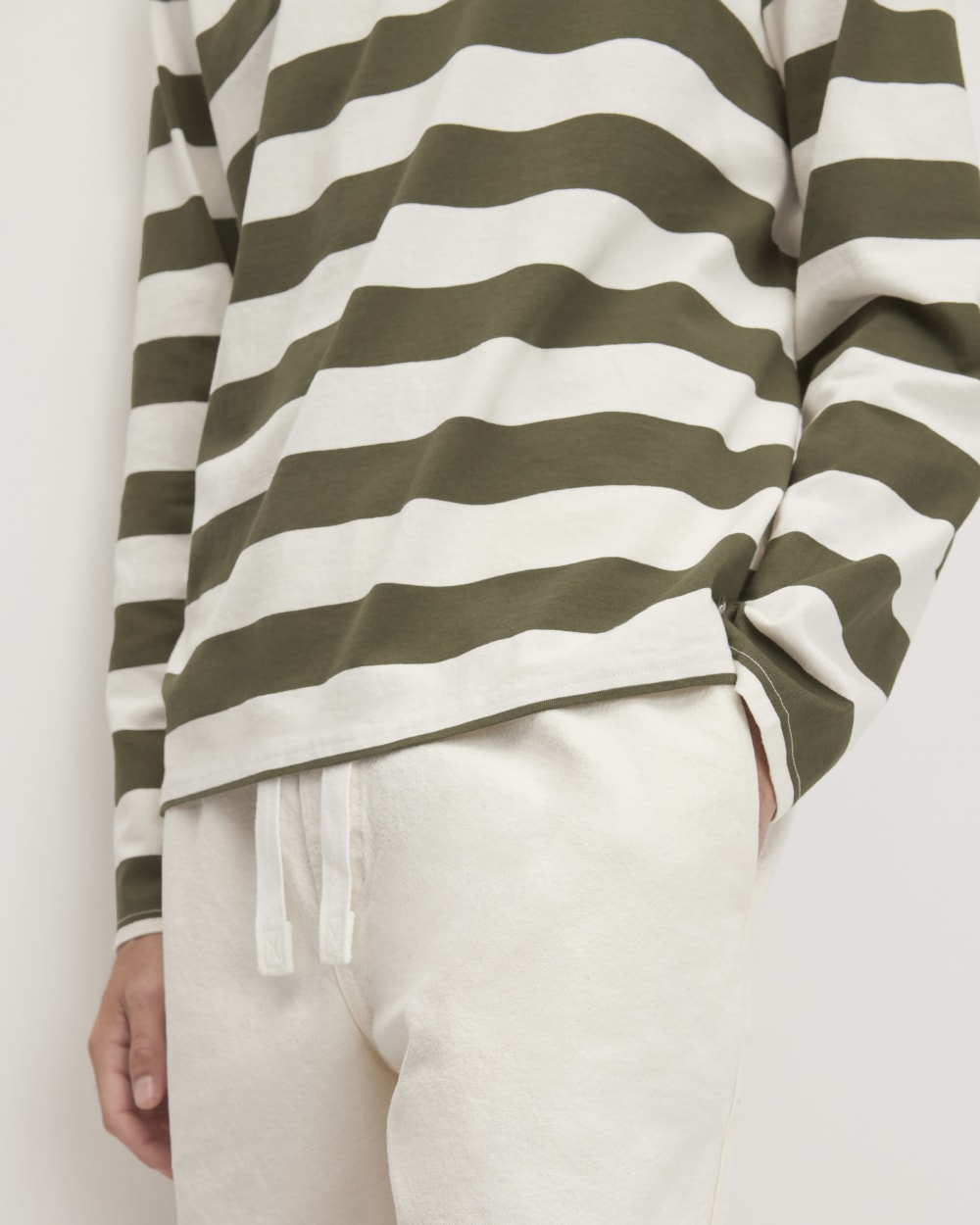 The Premium-Weight Rugby Shirt | Kalamata / Bone - Image 5