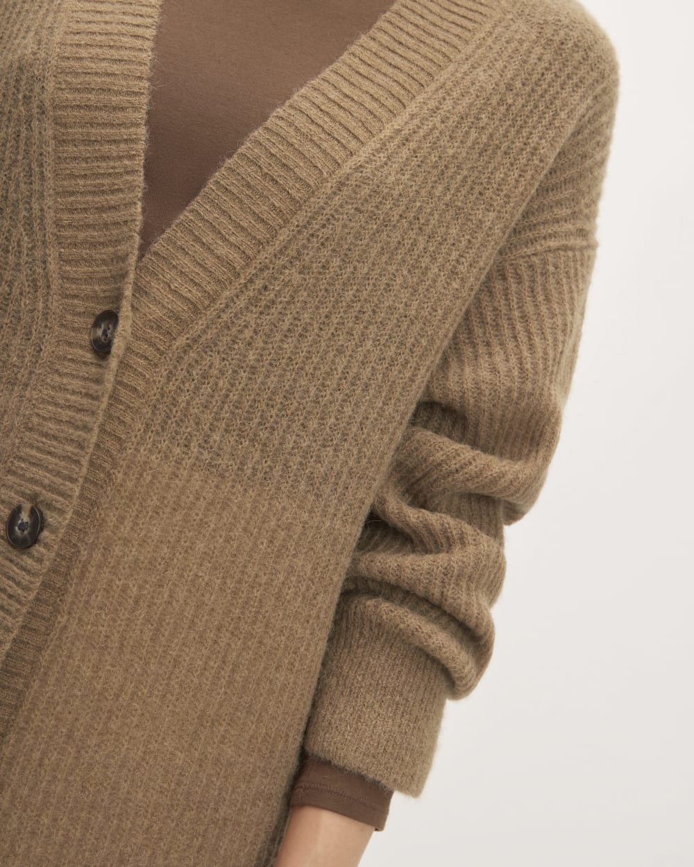 The Alpaca Oversized Cardigan | Tiger's Eye - Image 5