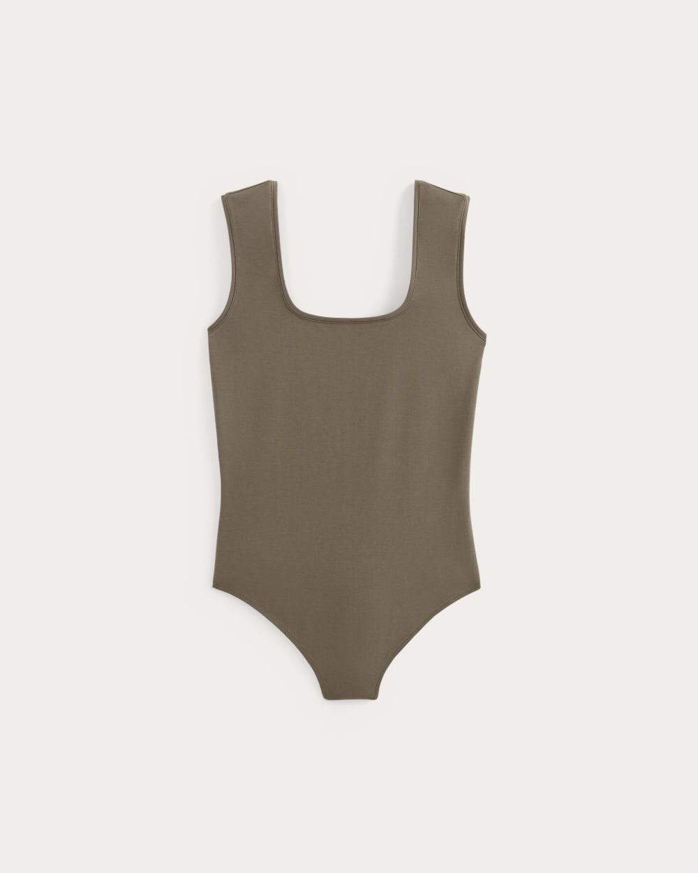 The Form Square-Neck Bodysuit | Deep Taupe - Image 7
