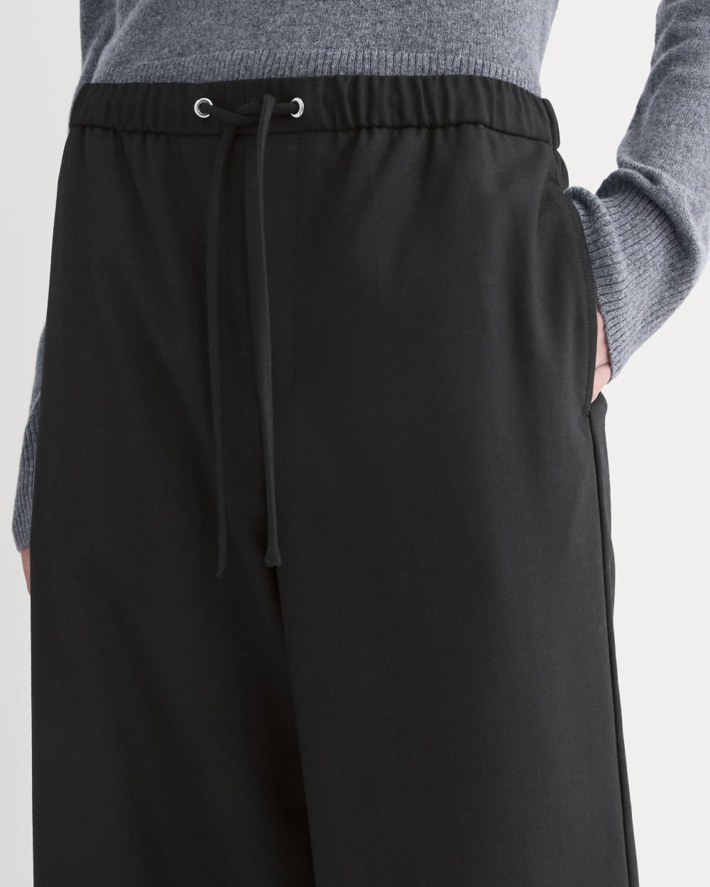 Pull-On Trouser in Tailor Twill | Black - Image 4