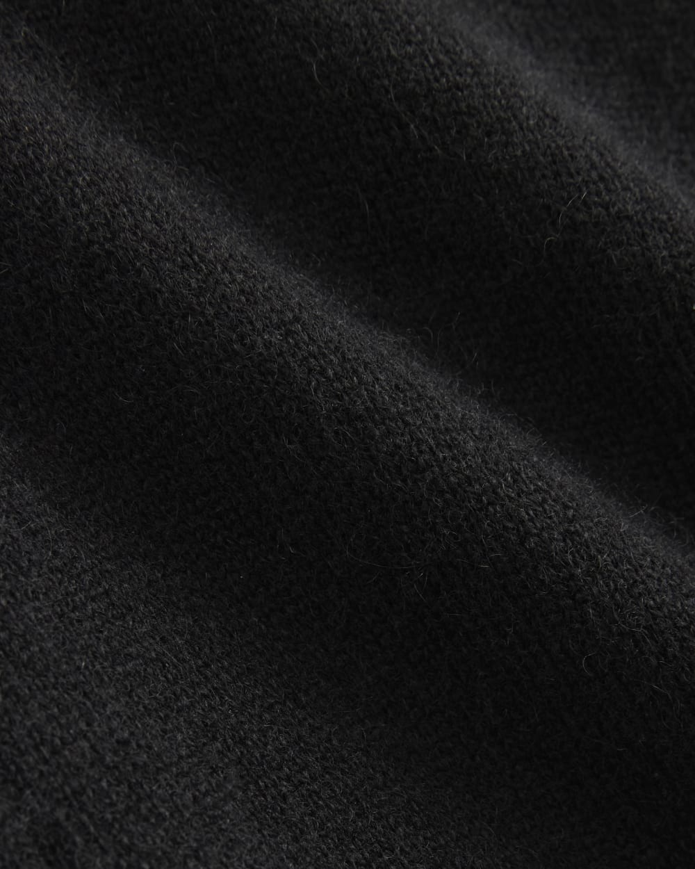 Cashmere Quarter Zip Sweater | Black - Image 6