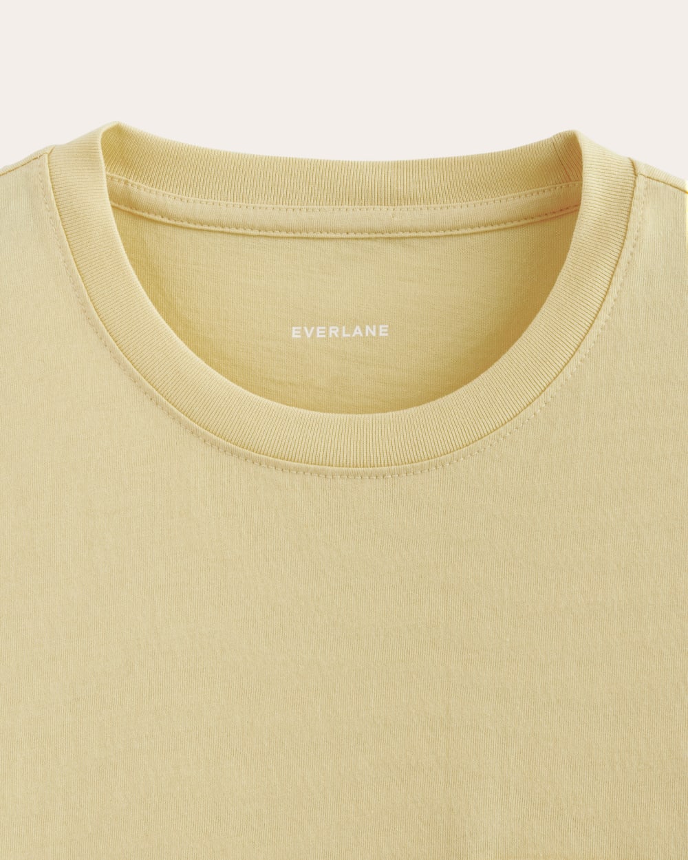 The Box-Cut Tee in Essential Cotton | Banana Crepe | Pocket - Image 5