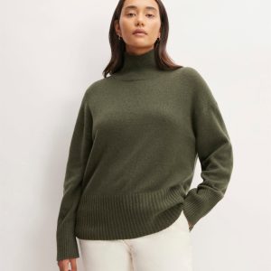 The Cashmere Oversized Turtleneck | Kambaba