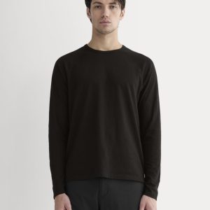 The Rec Long-Sleeve Crew | Black