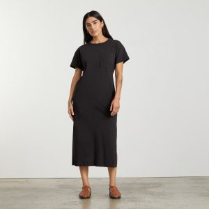 The Organic Weekend Maxi Dress | Black