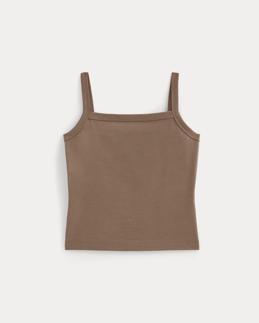 The Essential Square-Neck Tank | Mocha - Image 2