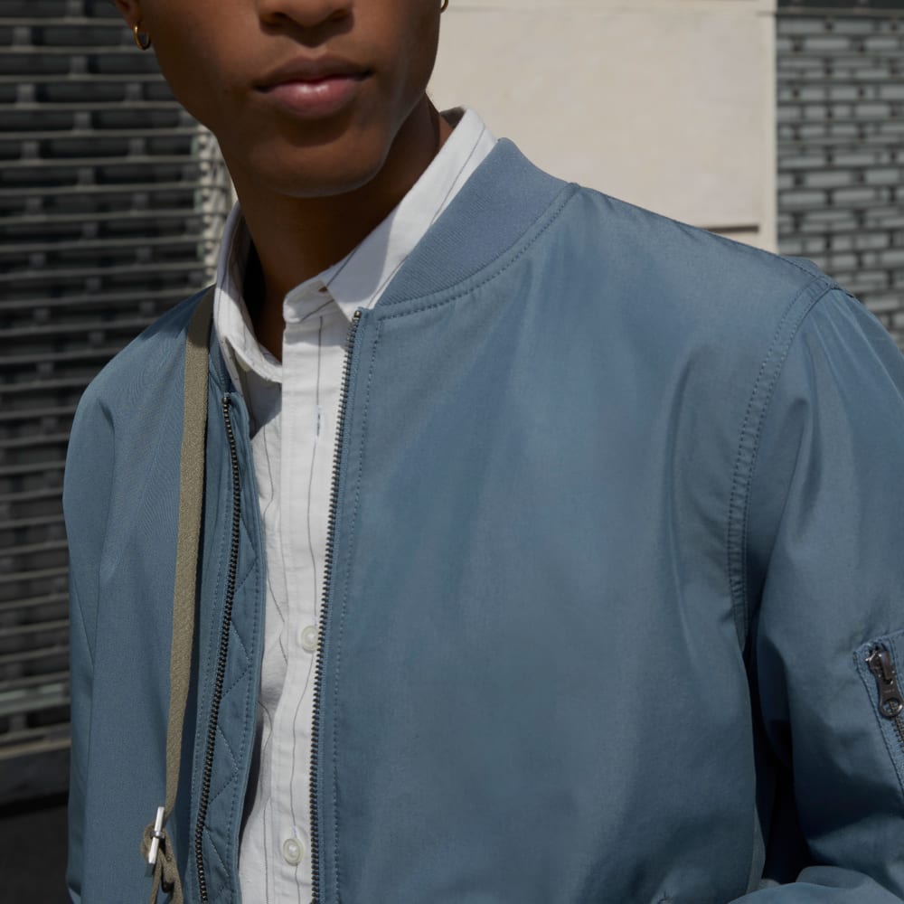 The Bomber Jacket | Uniform | Faded Blue - Image 3