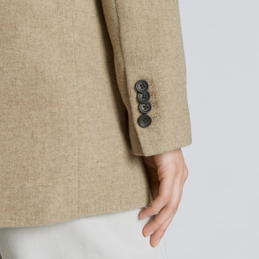 The Oversized Blazer in Wool | Toasted Tan - Image 5