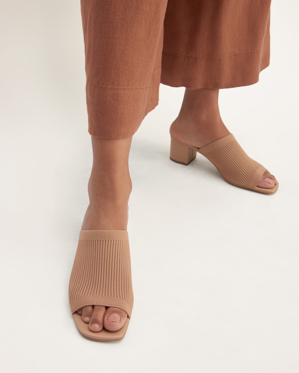 The Glove Mule in ReKnit | Blush Tan - Image 2