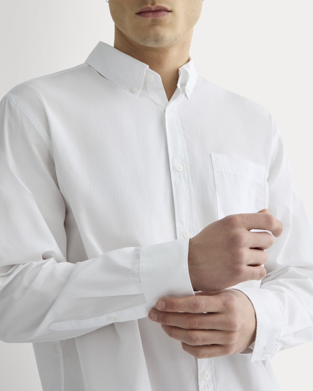 The Washed Poplin Shirt | White - Image 4