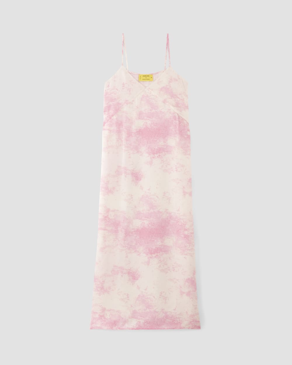 The Everlane x Marques' Almeida Satin Tie-Dye Dress | Pink Tie-Dye - Image 2