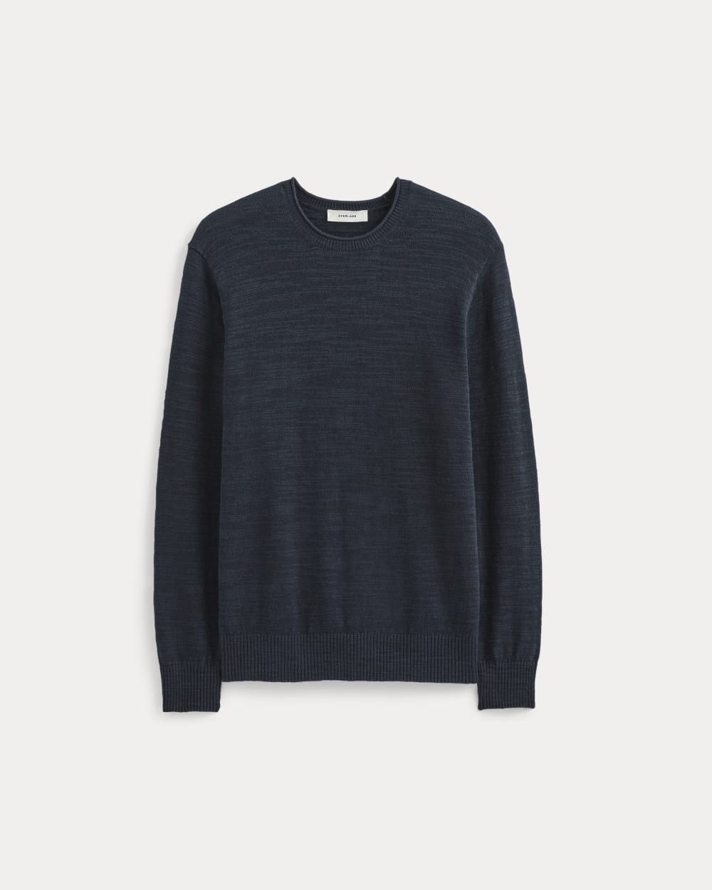 The Cotton Linen Pullover | Navy - Image 2