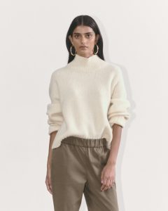 The Cloud Oversized Turtleneck | Bone