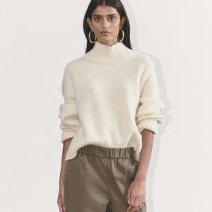 The Cloud Oversized Turtleneck | Bone