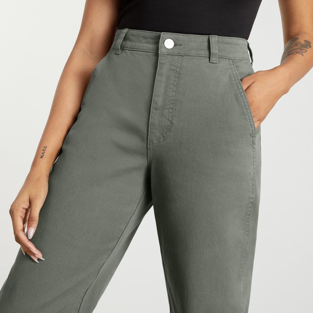 The Utility Barrel Pant | Pewter Green | Regular - Image 6