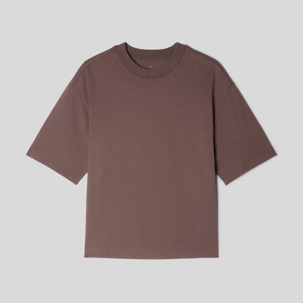The Premium Weight Relaxed Tee | Chocolate Brown - Image 2
