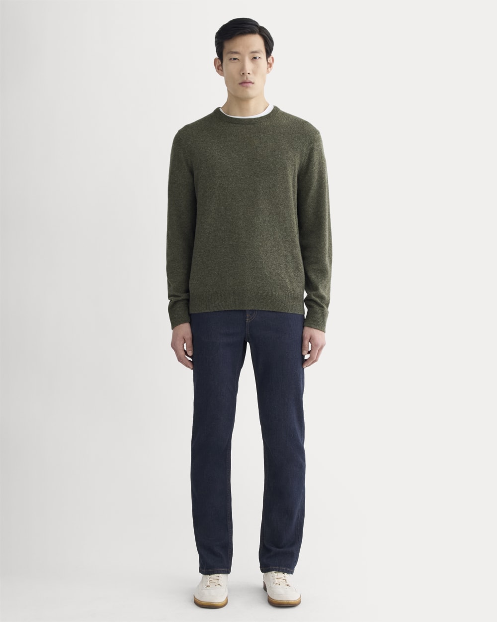 The Cashmere Crew | Heathered Army Green - Image 3