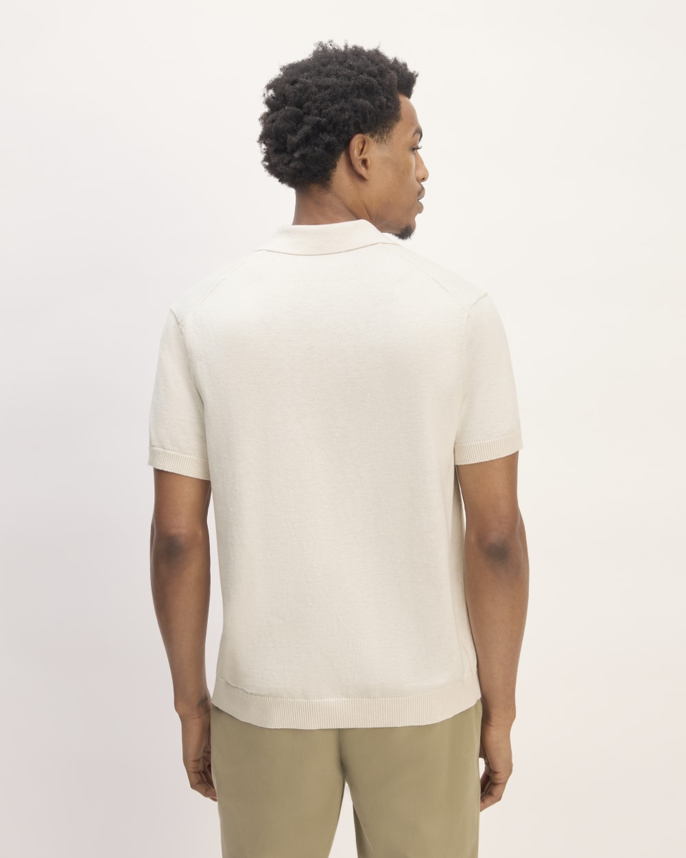 The No-Sweat Polo | Heathered Canvas - Image 6