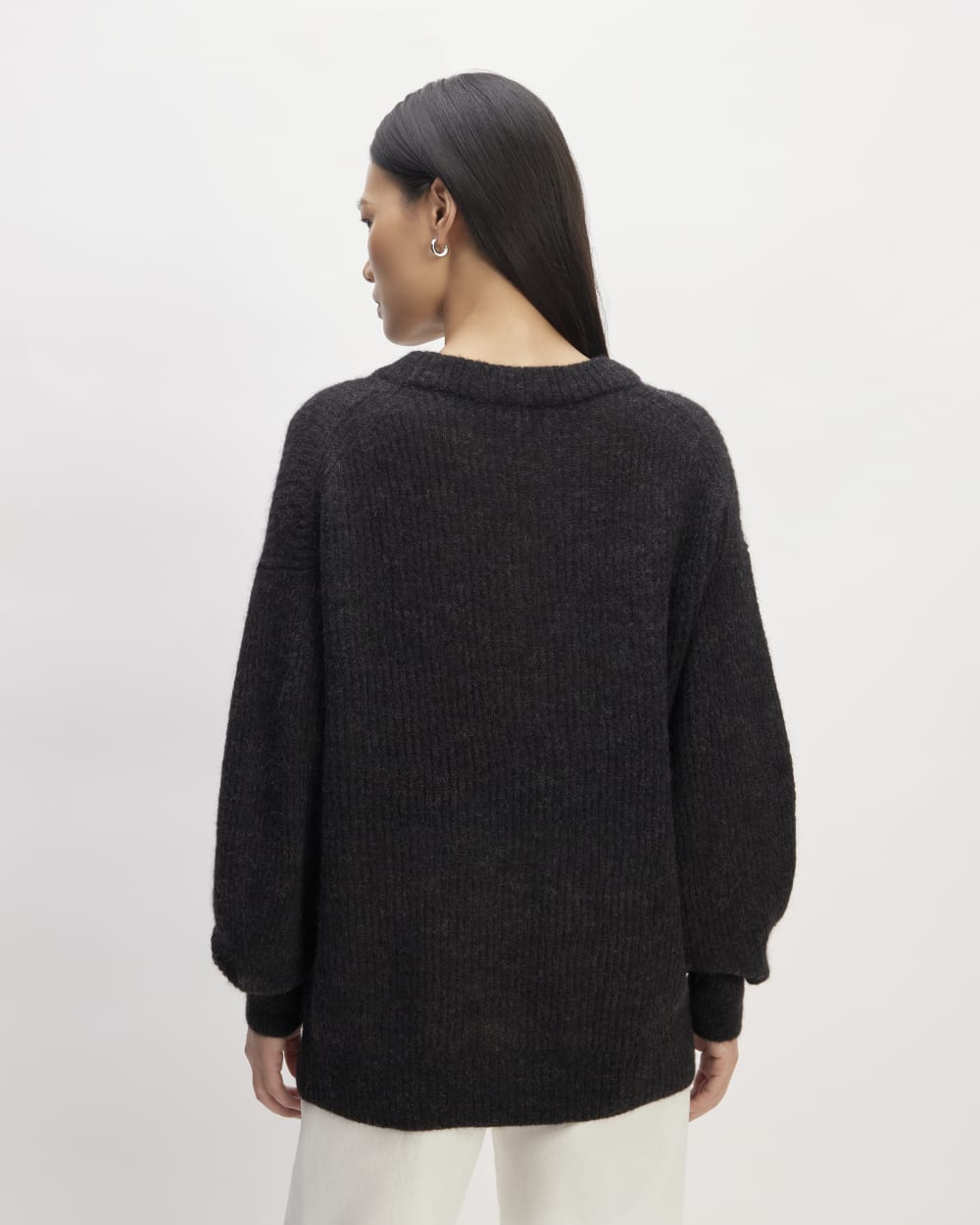 The Cocoon Crew in Alpaca | Heathered Black - Image 6