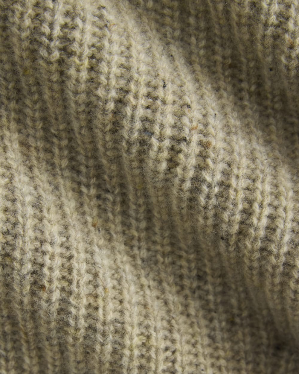 The Felted Merino Half-Zip Sweater | Heather Gravel Donegal - Image 6
