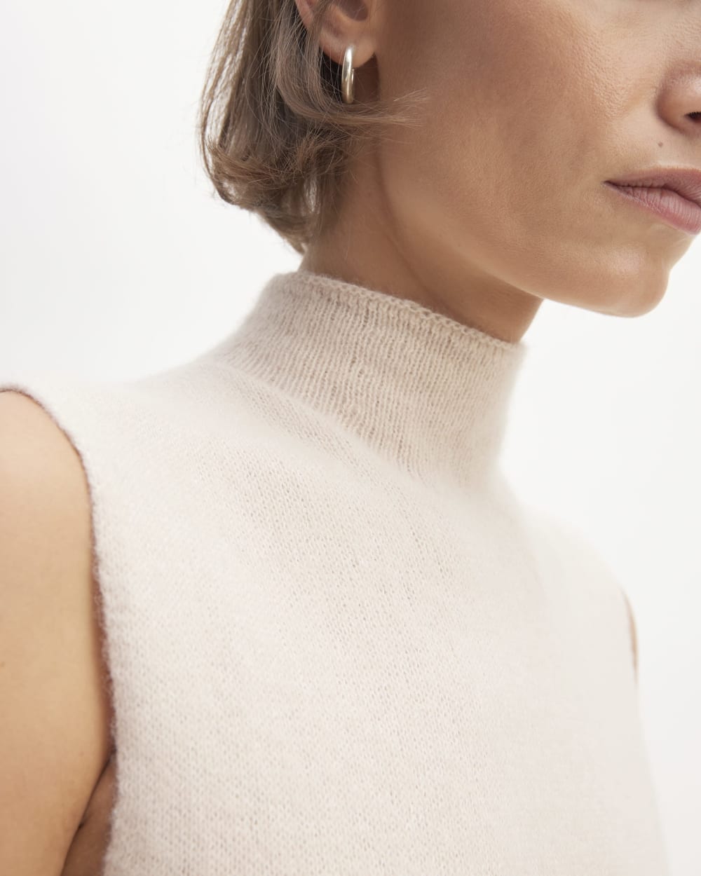 The Cozy-Stretch Sleeveless Midi Dress | Whisper Pink - Image 4