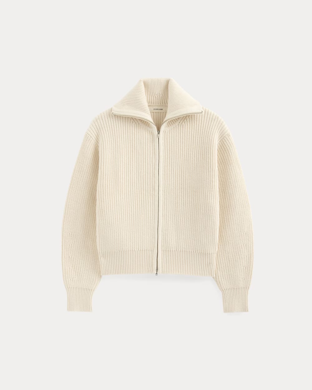 The Full-Zip Sweater in Everyday Cotton | Canvas - Image 2