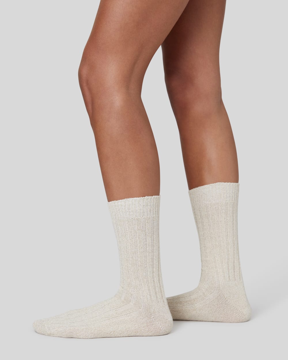 Bodil Chunky Socks | Ivory - Image 3