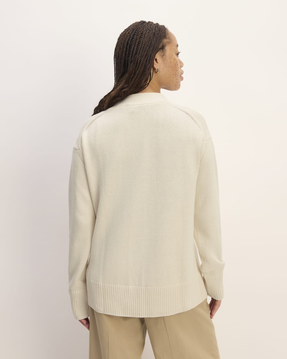 The Organic Cotton Cardigan | Canvas - Image 6