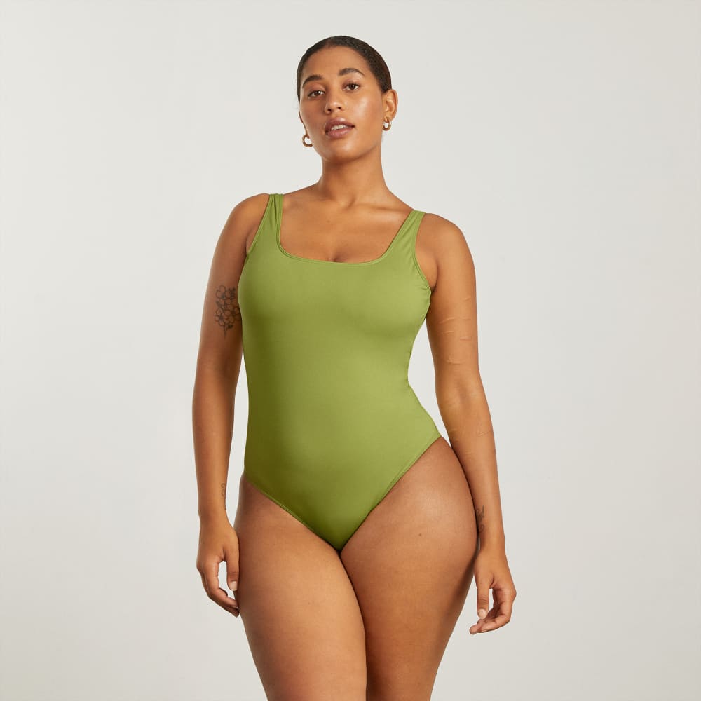 The Square-Neck One-Piece | Pepper