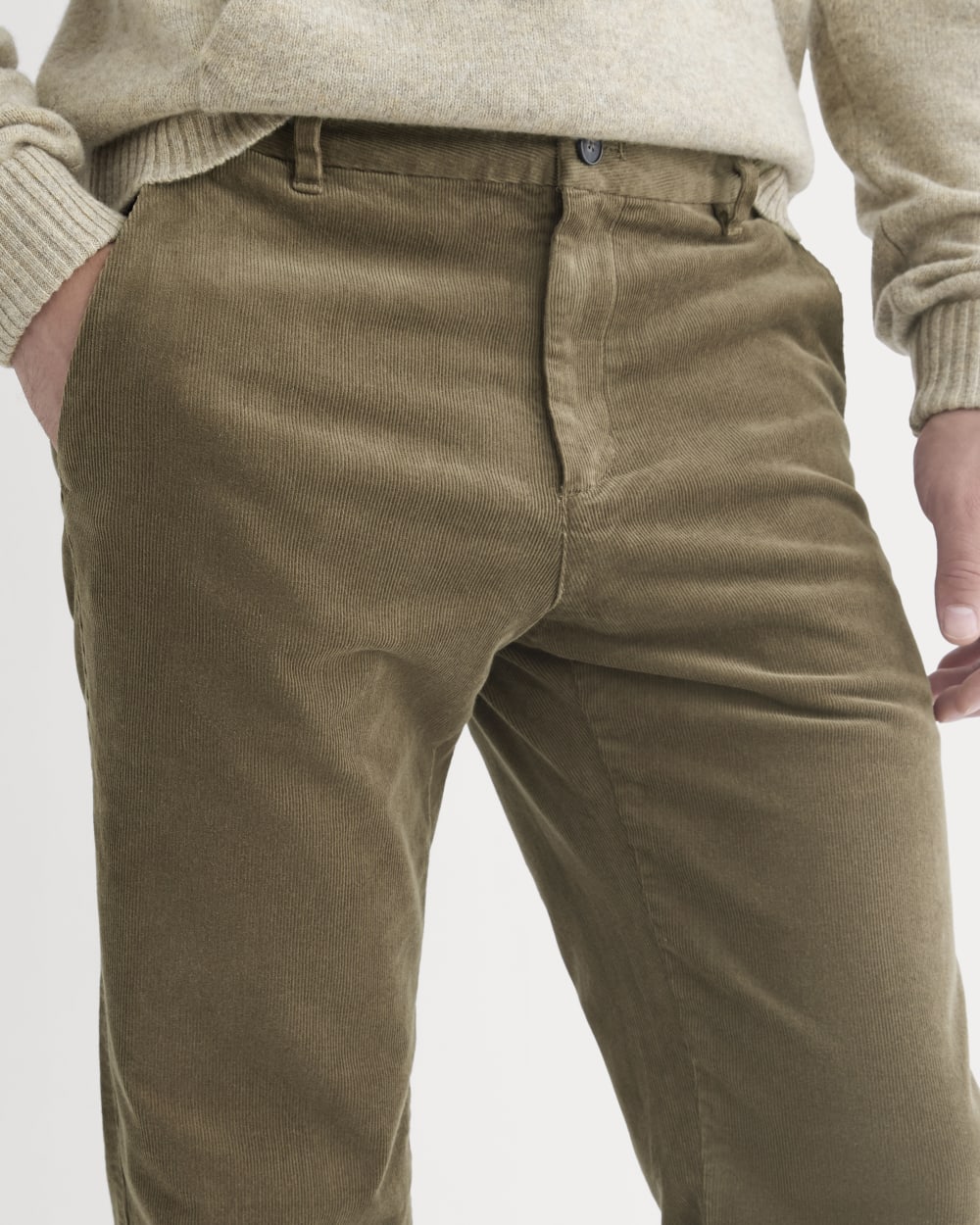 The Corduroy Trouser | Deep Taupe - Image 4