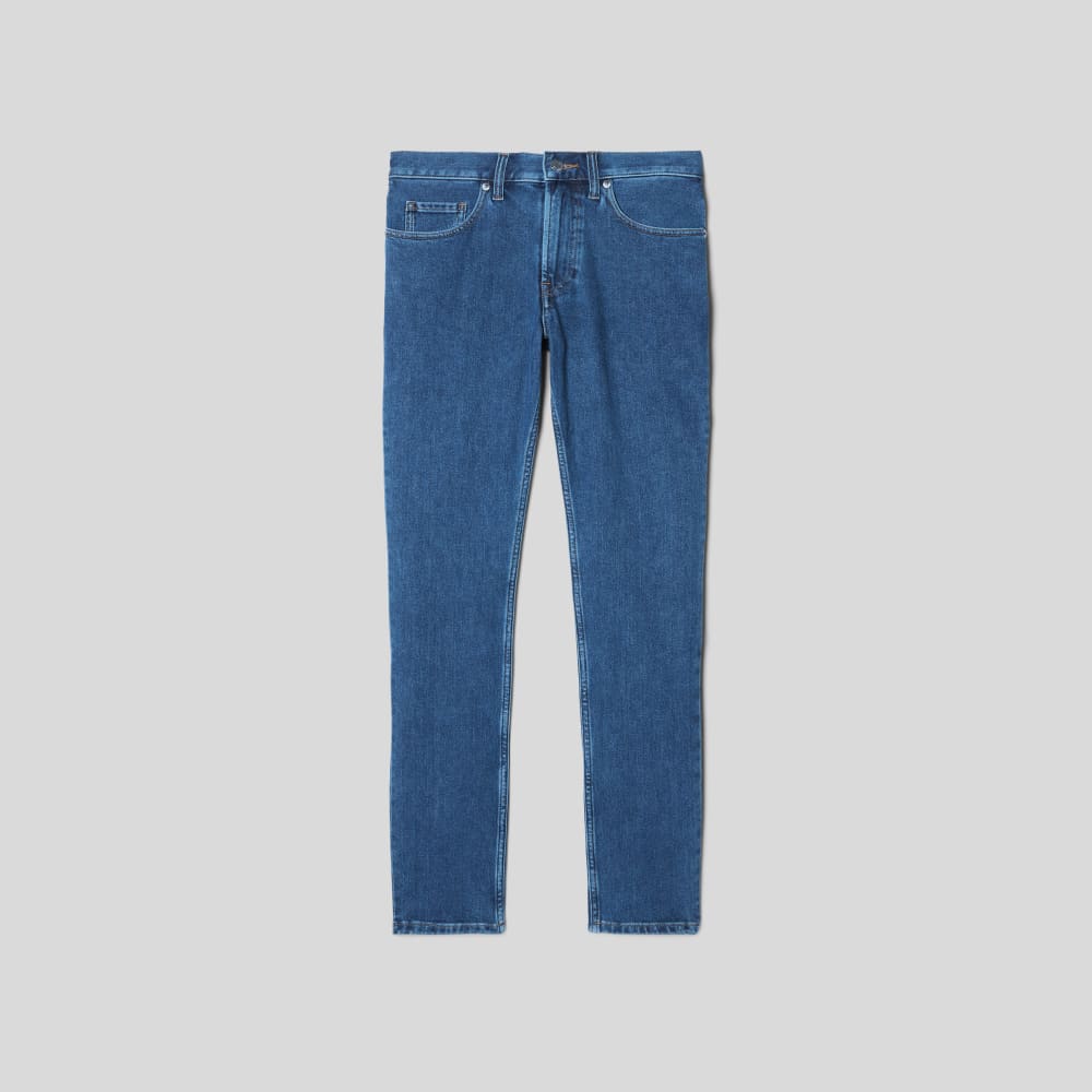 The Slim 4-Way Stretch Organic Jean | Uniform | Marine - Image 2