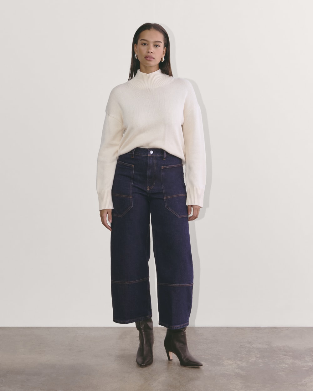 The Way-High® Gardener Cropped Jean | Deep Rinse - Image 7