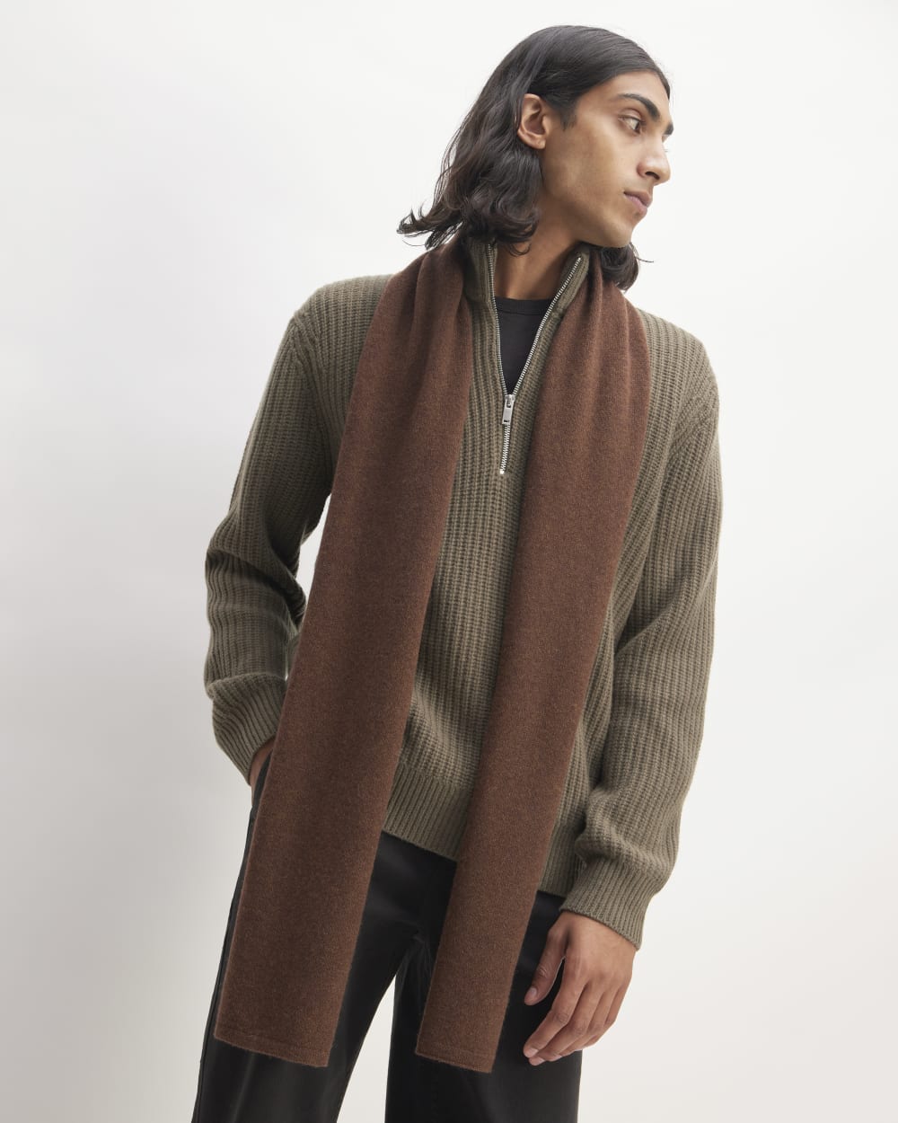 The ReCashmere Scarf | Heather Cocoa - Image 3