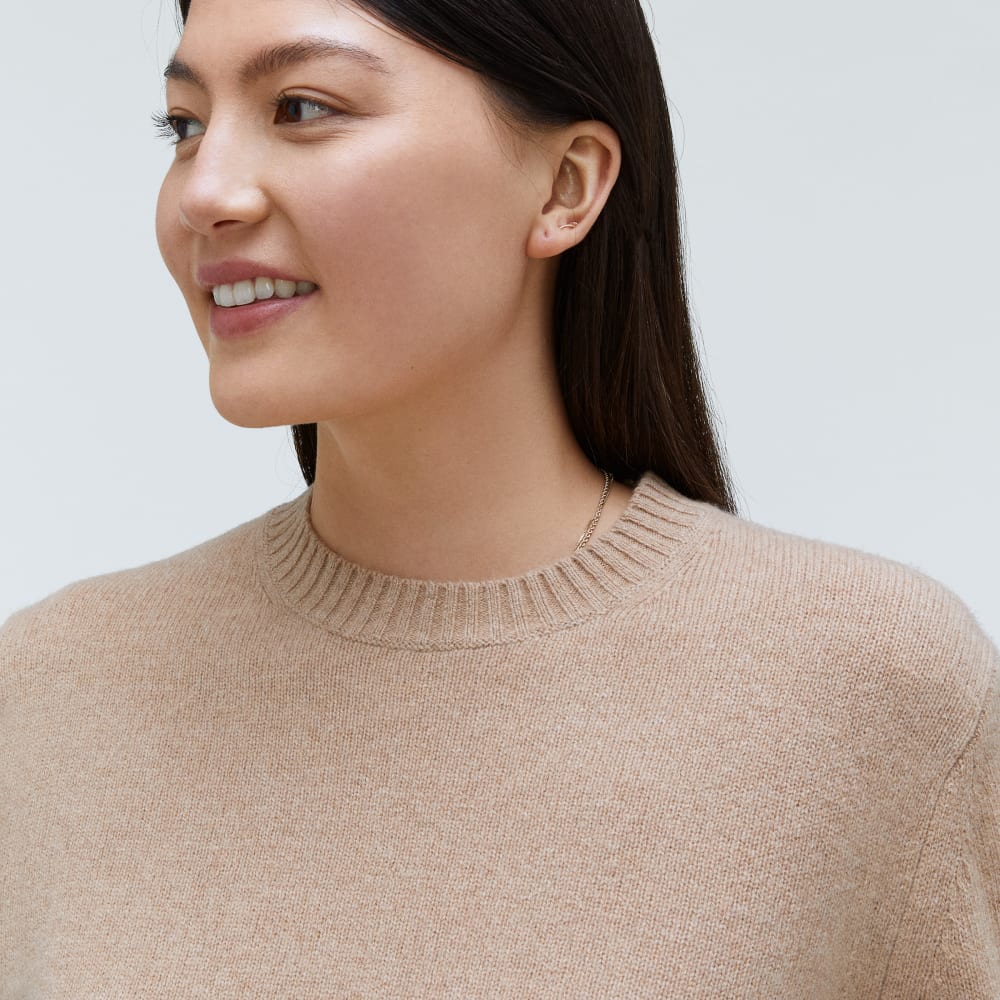 The Everyone Cashmere Crew | Light Camel - Image 4