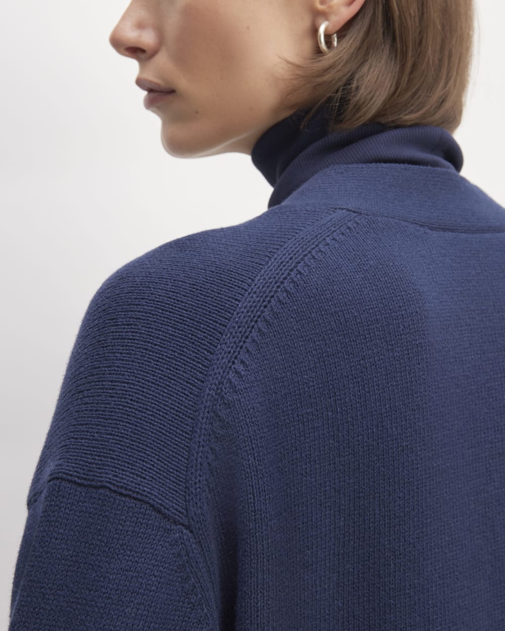 The Organic Cotton Cardigan | Navy - Image 4
