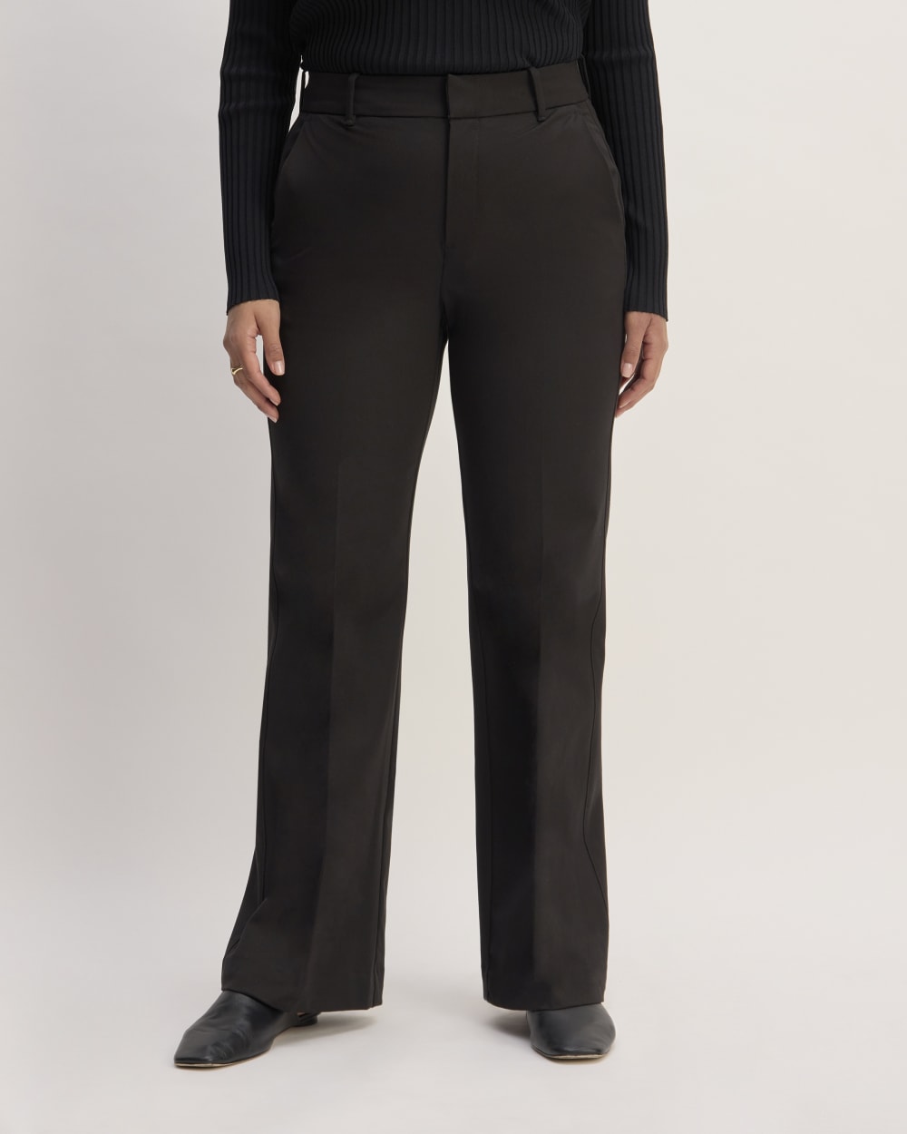 The Bi-Stretch Flare Pant | Black - Image 3
