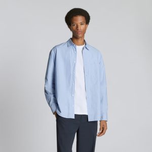 The Relaxed Poplin Shirt | Light Blue