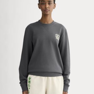 The Everlane x Parks Project French Terry Crew | Forged Iron / Natural