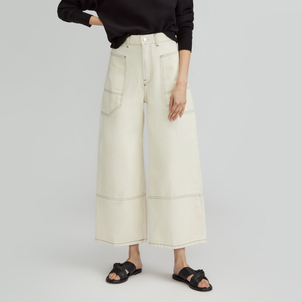 The Way-High® Gardener Cropped Jean | Ecru - Image 3