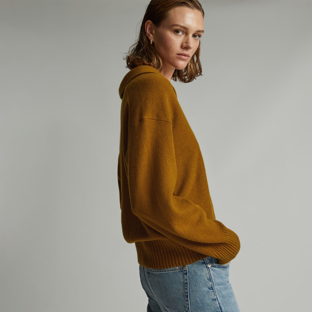 The Cashmere Polo | Tapenade - Image 5