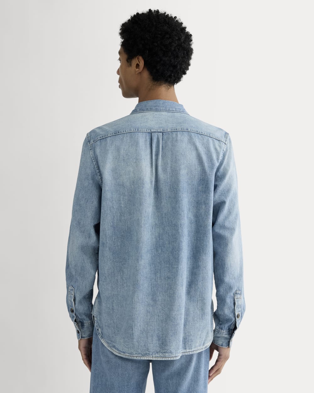 The Denim Shirt | Mid Indigo - Image 5