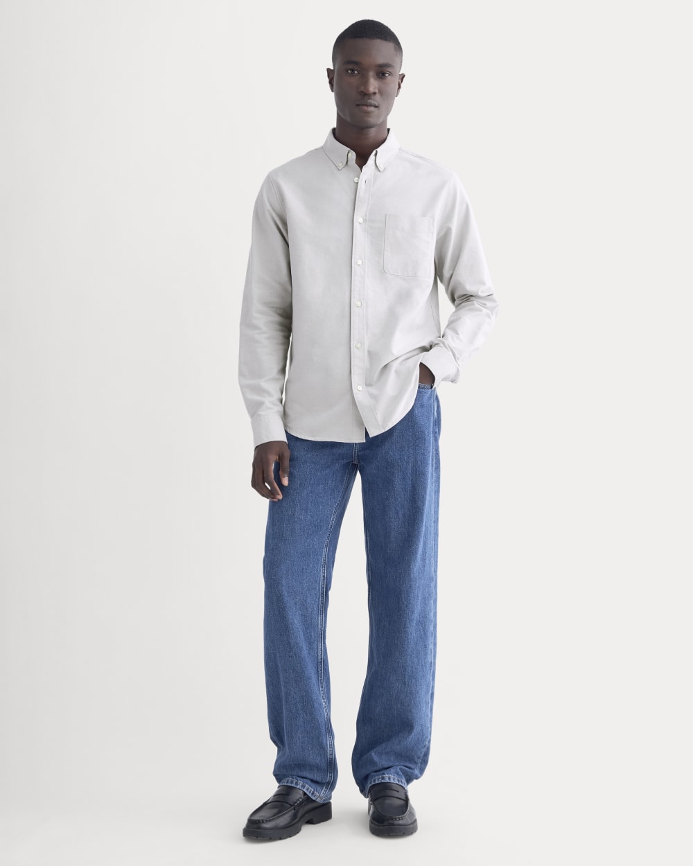 The Classic Oxford Shirt | Grey | Standard - Image 3