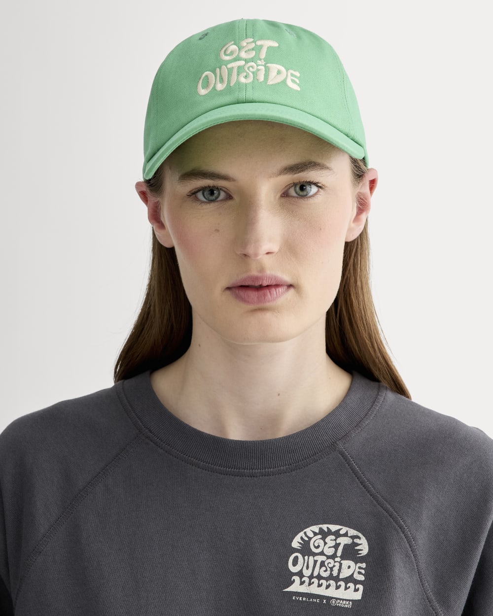 The Everlane x Parks Project Baseball Hat | Green