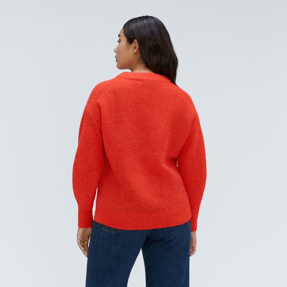 The Cocoon Crew in Alpaca | Red Orange - Image 3