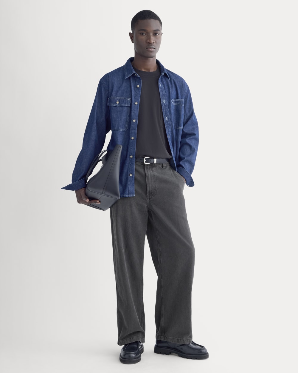 Baggy Rigid Jean | Washed Black | 31